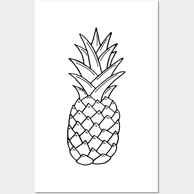 Little Pineapple Pocket Wall Art by Downtown Rose